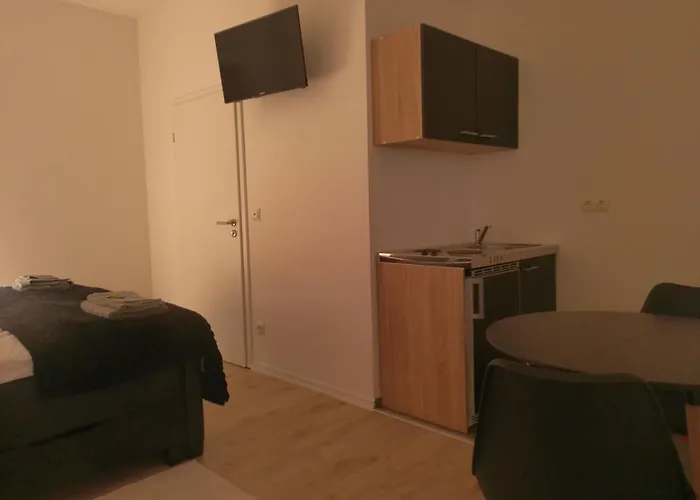 Lägenhetshotell Neu Gebaut - Modern - - Boardinghouse Weisse Taube *